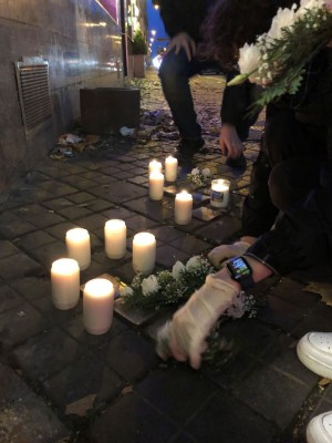 stolpersteine auf der leipziger strasse putzen   eine herausforderung